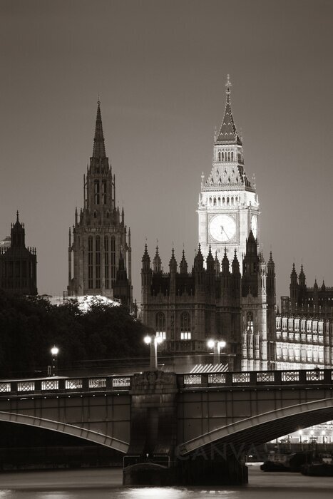 Obraz Big Ben na tle Londynu