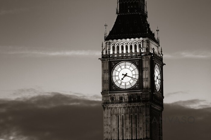 Obraz Big Ben wieża zegarowa w Londynie