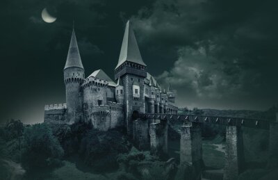 Obraz Ciemny mroczny zamek
