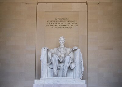 Obraz Cytat na Mauzoleum Abrahama Lincolna