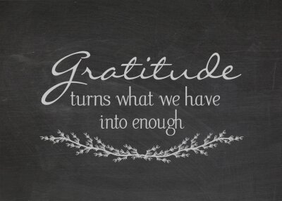 Obraz Cytat o wdzięczności