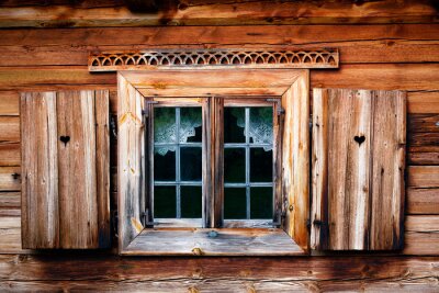 Obraz Drewniany rustykalny dom