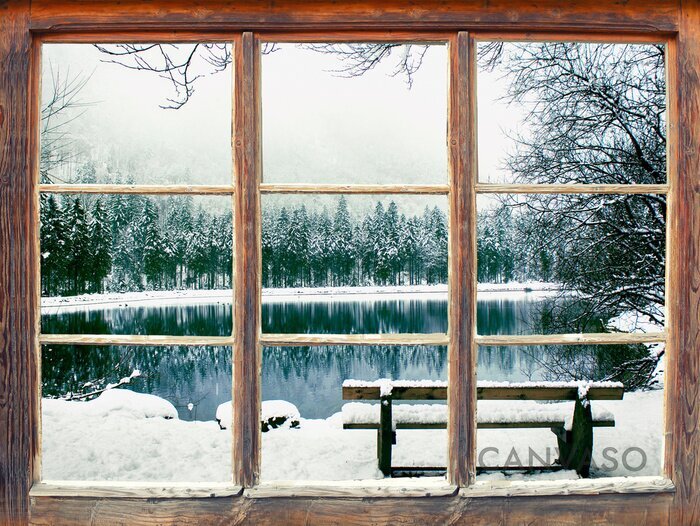 Obraz Fensterblick Bluntautal