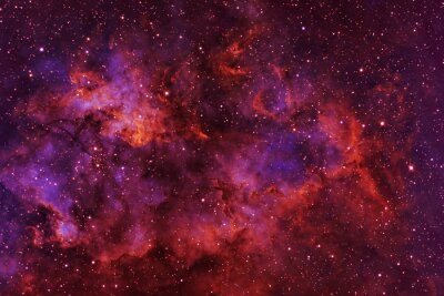 Obraz Fioletowy deseń galaxy