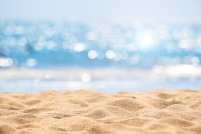 Obraz Fokus na piasek na plaży
