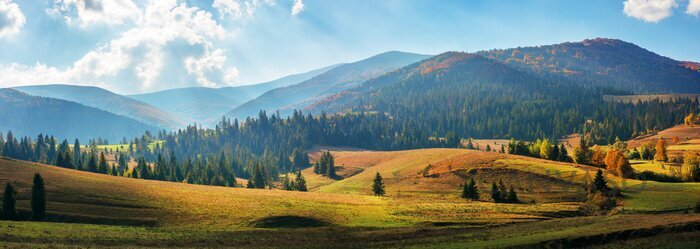 Obraz Górska panorama jesienią