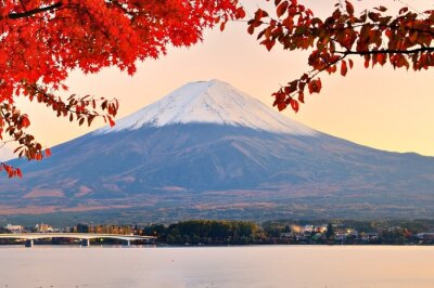 Obraz Jesienny krajobraz góry Fuji