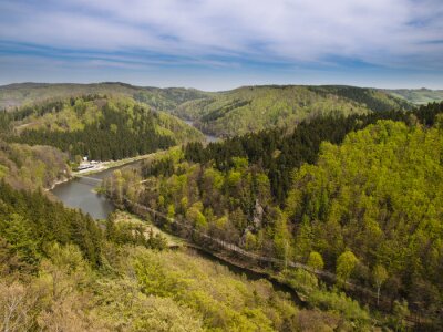 Obraz Krajobraz jezioro Bystrzyckie