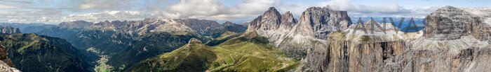 Obraz Majestatyczne Dolomity panorama