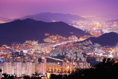 Miasto Busan w Korei Południowej