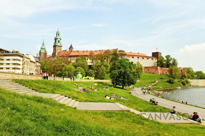 Obraz Miasto Kraków w lecie