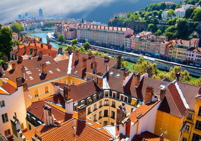 Obraz Miasto Lyon we Francji