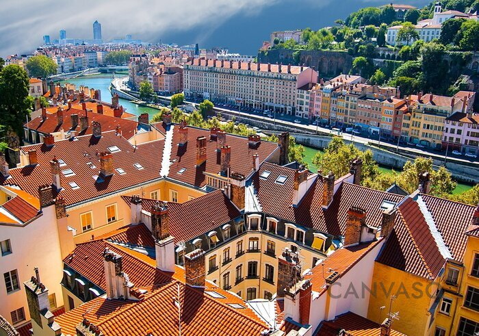 Obraz Miasto Lyon we Francji