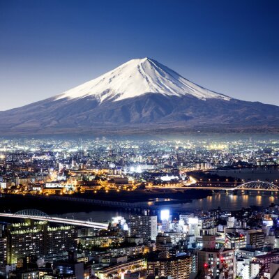 Obraz Miasto Tokio i góra Fuji