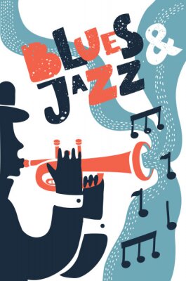 Obraz Muzyk jazzowy