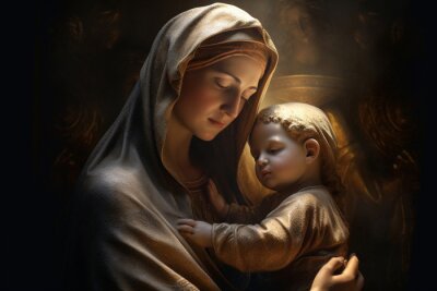 Obraz Najświętsza Maryja Panna z Dzieciątkiem