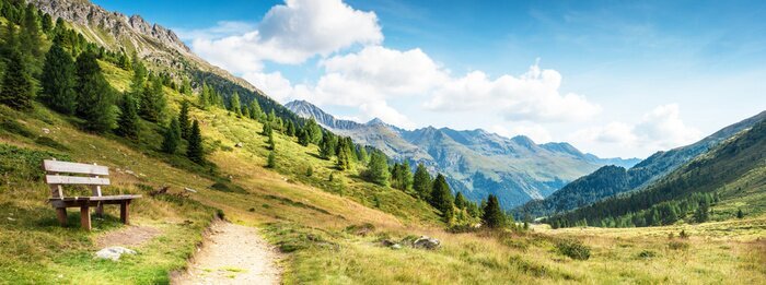 Obraz Natura panorama Dolomitów