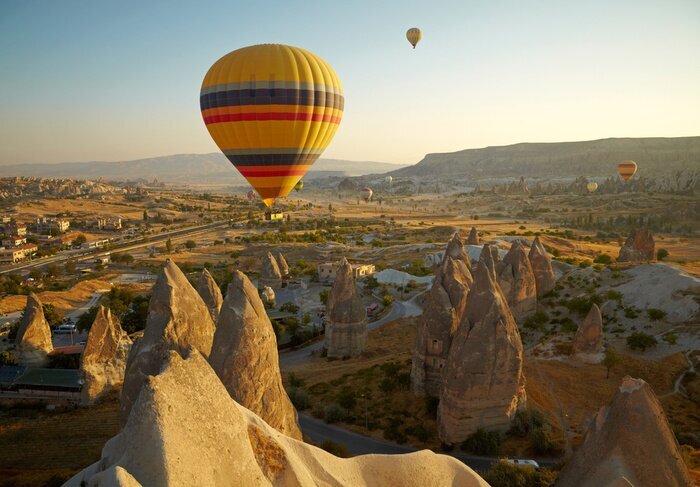 Obraz Natura w Turcji i balony