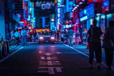 Obraz Neonowe ulice Tokio