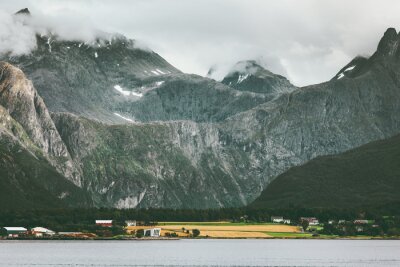 Obraz Norweski krajobraz górski