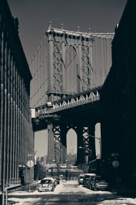Obraz Nowy Jork okolice Brooklyn Bridge