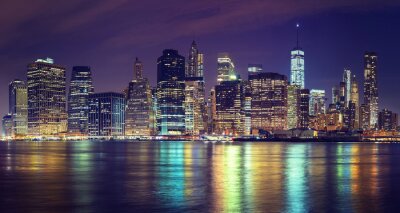 Obraz Nowy Jork światła miasta