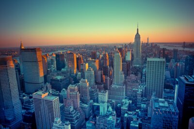 Obraz Nowy Jork widok z lotu ptaka