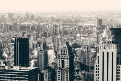 Obraz Nowy Jork widziany w czerni i bieli