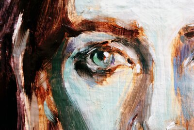 Obraz Oko kobiety na obrazie