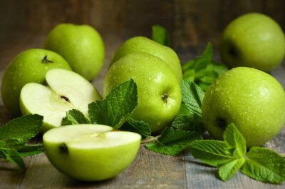 Obraz Owoce na stole jabłka