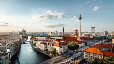 Obraz Panorama Berlina z wieżą TV