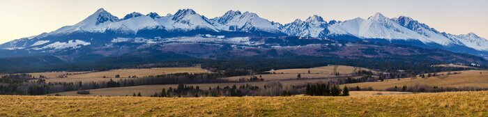 Obraz Panorama górskiego pasma