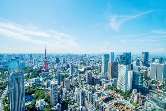 Obraz Panorama słonecznego Tokio