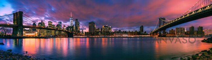 Obraz Panorama widok Brooklyn Bridge