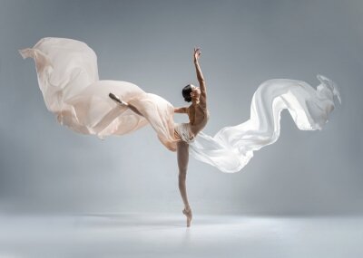 Obraz Piękna tańcząca baletnica