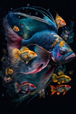 Obraz Podwodny dziki świat