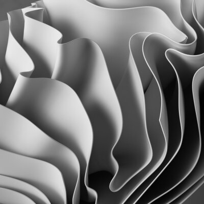 Obraz Pofałdowana forma 3D