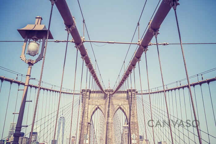 Obraz Przejście przez Brooklyn Bridge NY