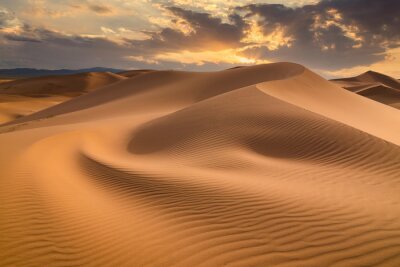 Obraz Pustynia o zachodzie słońca Egipt
