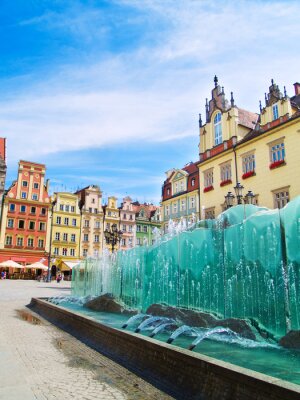 Rynek w mieście Kraków