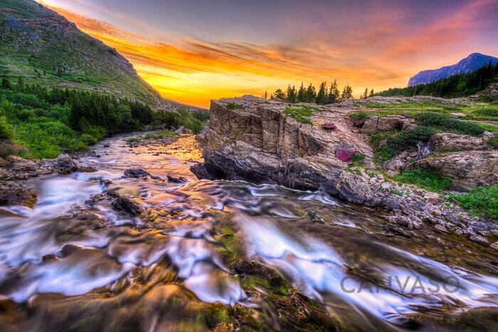 Obraz Rzeka Swiftcurrent Creek