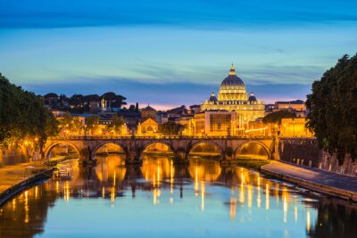 Obraz Rzym i Most Świętego Anioła
