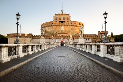 Obraz Rzym i Zamek Świętego Anioła