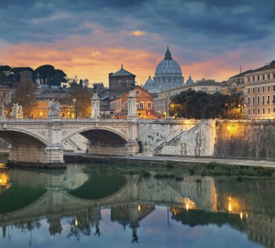 Obraz Rzym miasto most