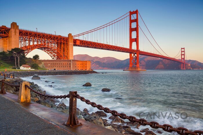 Obraz San Francisco Golden Gate i wybrzeże