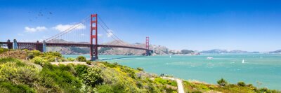 Obraz San Francisco Golden Gate na krajobrazie