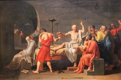 Obraz Śmierć Sokratesa