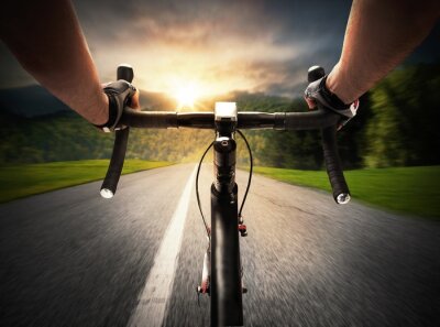 Obraz Sportowa przejażdżka rowerem