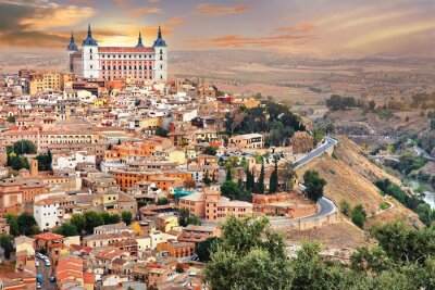 Obraz Średniowieczne miasto Toledo