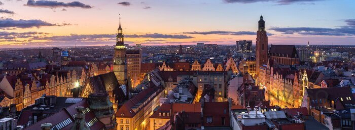 Obraz Stare miasto panorama